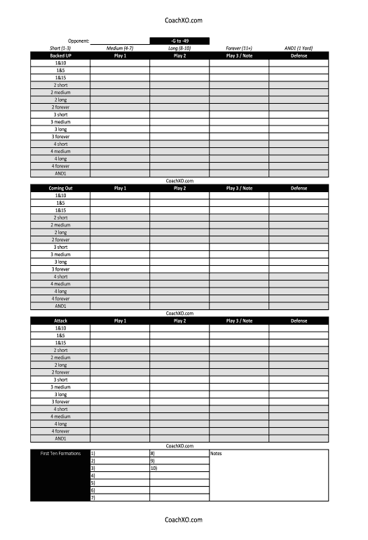 Extract blank football formation sheets pdf