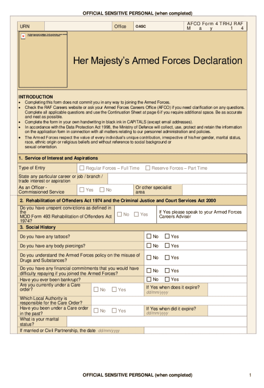 Pre-fill british army recruitment application form from Microsoft Dynamics