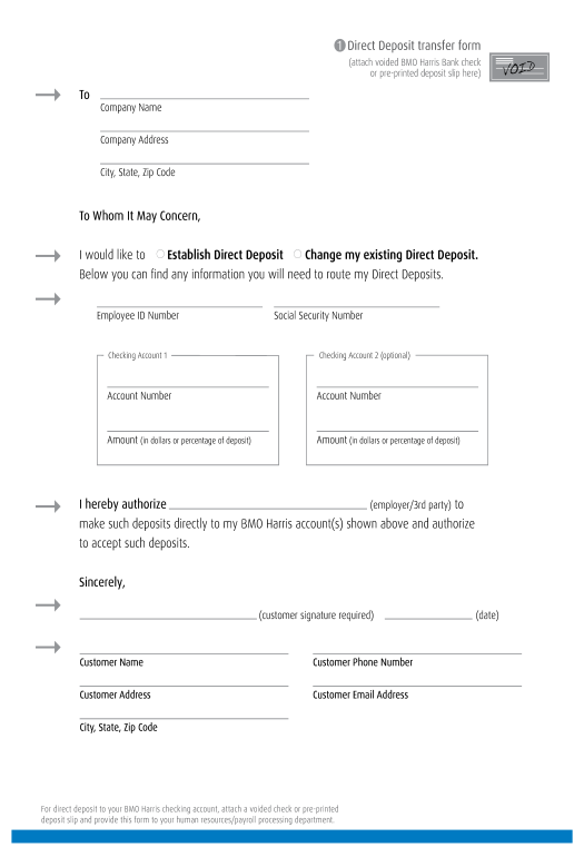 Integrate Bmo Direct Deposit Form Easily Airslate 2849