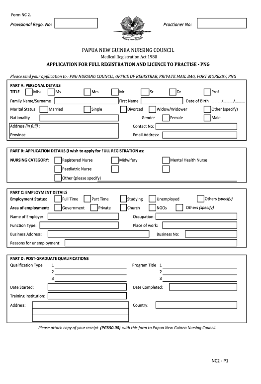 Arrange Png Nursing Council Registration Form PDF Microsoft Dynamics ...