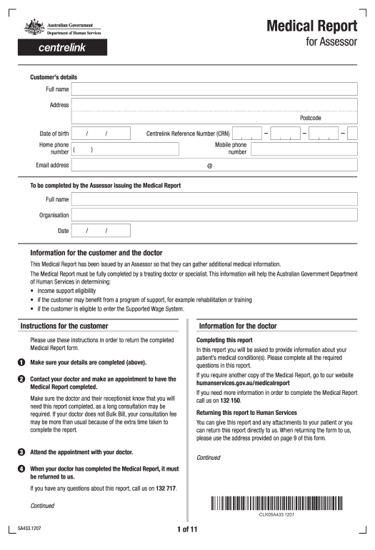 Centrelink Medical Certificate easily airSlate