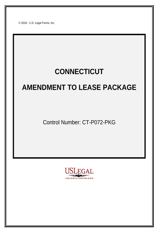 Archive Amendment of Lease Package - Connecticut Export to Google Sheet Bot