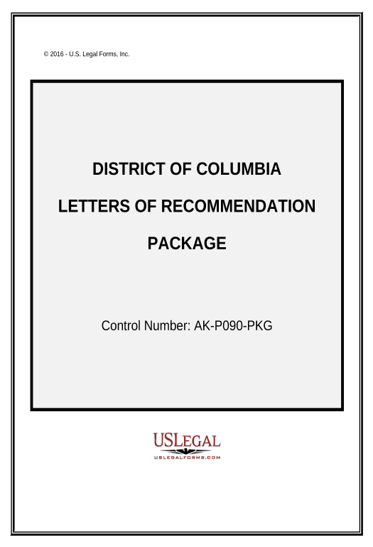 Integrate Letters of Recommendation Package - District of Columbia Pre-fill Dropdowns from Office 365 Excel Bot