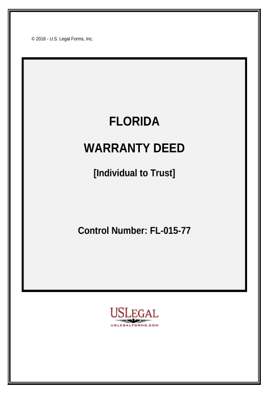 Update Warranty Deed from Individual to a Trust - Florida Slack Notification Postfinish Bot