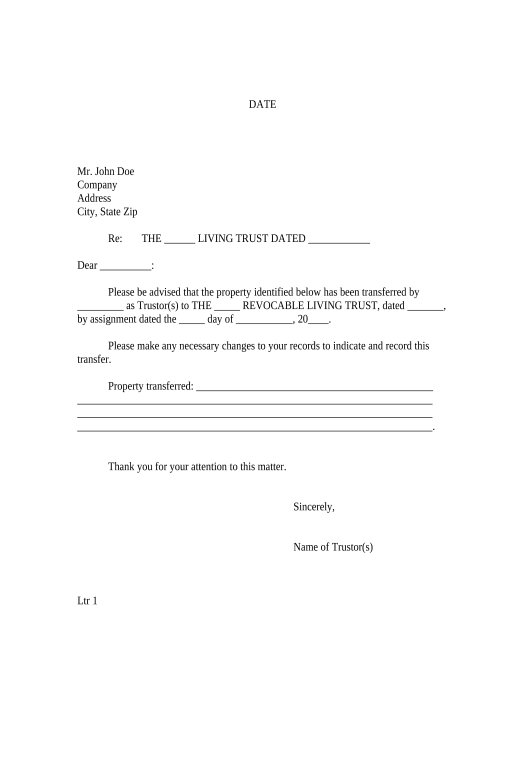 Export Letter to Lienholder to Notify of Trust - Florida Trello Bot