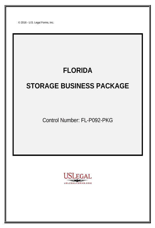 Synchronize Storage Business Package - Florida Pre-fill from Office 365 Excel Bot