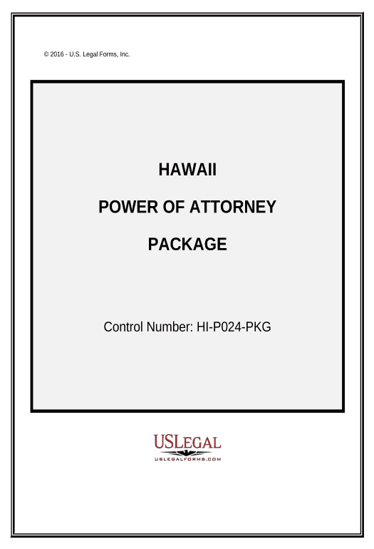 Update Power Of Attorney Forms Package - HawAIi Audit TrAIl Bot | airSlate