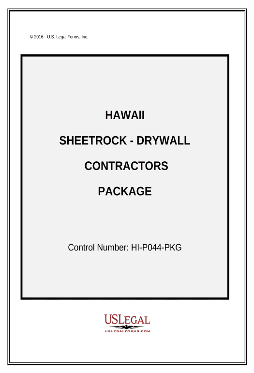 Automate Sheetrock Drywall Contractor Package - Hawaii Roles Reminder Bot
