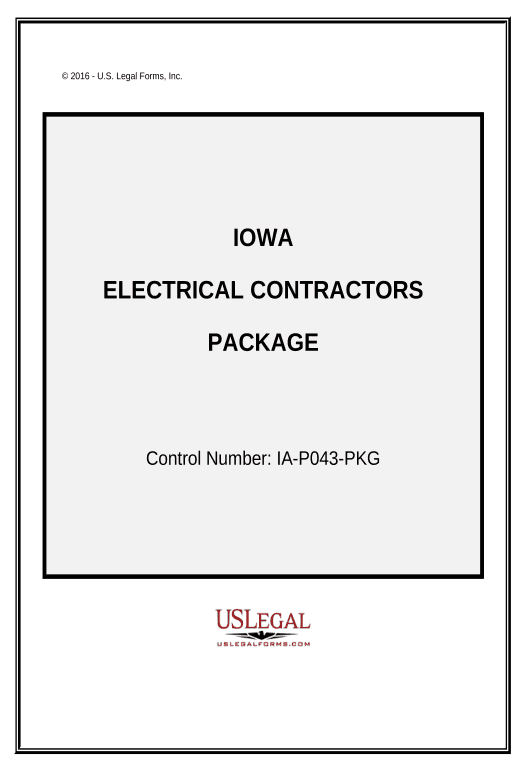Extract Electrical Contractor Package - Iowa Export to MySQL Bot