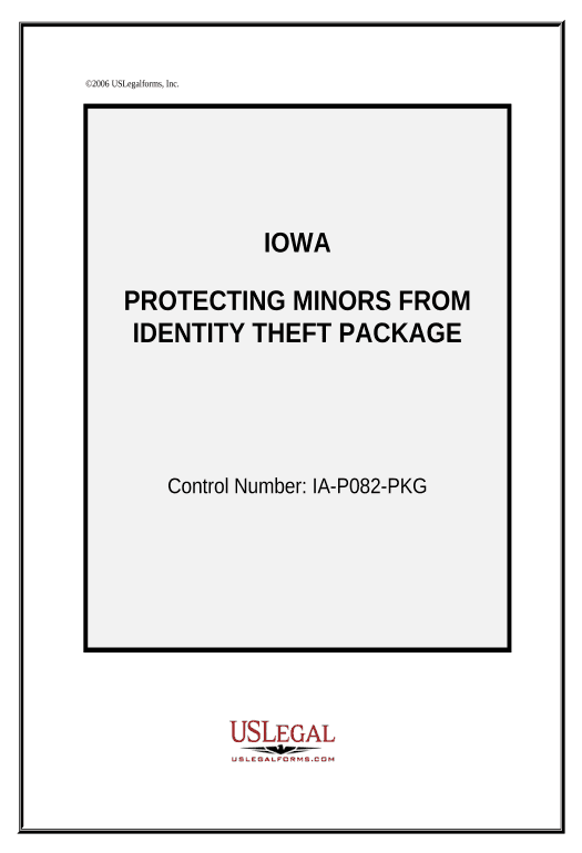 Extract Protecting Minors from Identity Theft Package - Iowa Text Message Notification Bot
