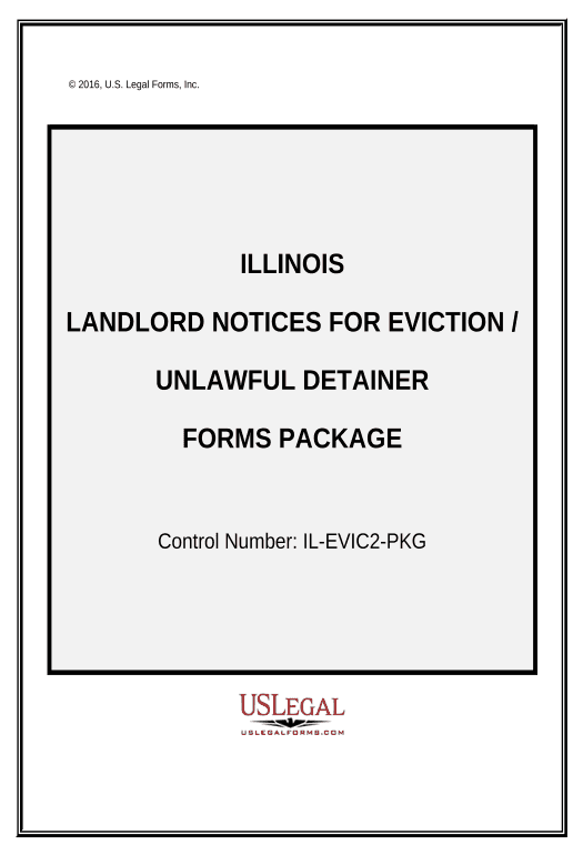 Incorporate Illinois Landlord Notices for Eviction / Unlawful Detainer Forms Package - Illinois Roles Reminder Bot