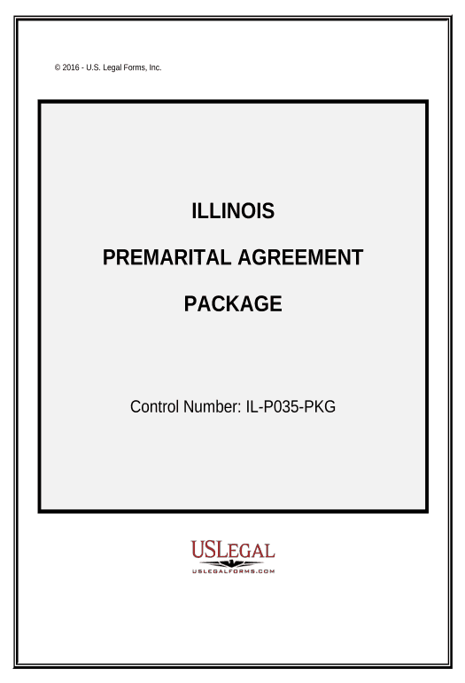 Synchronize Premarital Agreements Package - Illinois Rename Slate Bot