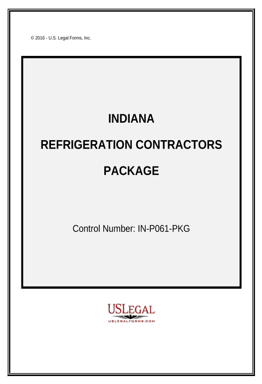Integrate Refrigeration Contractor Package - Indiana OneDrive Bot