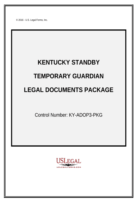 Update Kentucky Standby Temporary Guardian Legal Documents Package - Kentucky Google Drive Bot