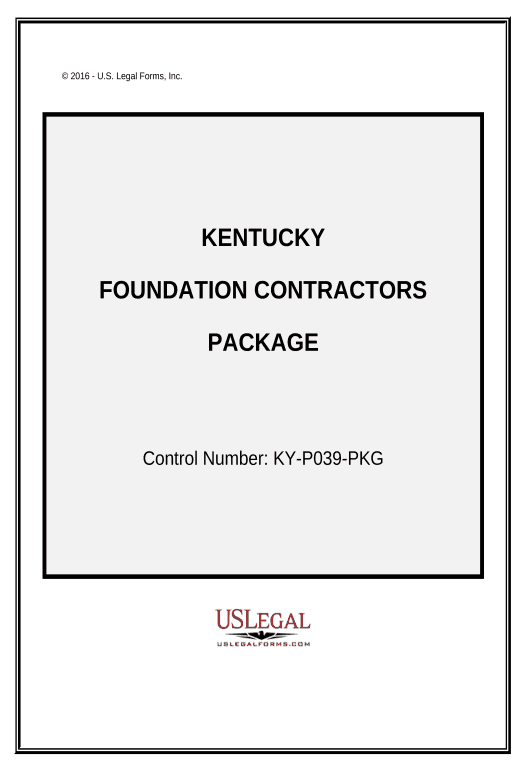 Export Foundation Contractor Package - Kentucky Google Calendar Bot
