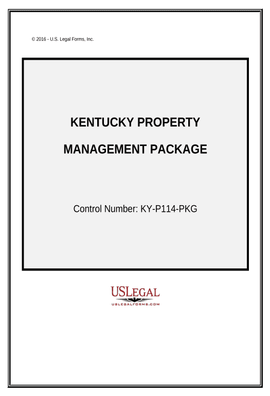 Manage Kentucky Property Management Package - Kentucky Webhook Bot