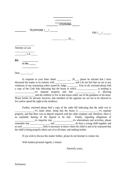 Arrange Letter To Opposing Counsel Responding To Letter Alleging Violation Of RestrAIning Order 