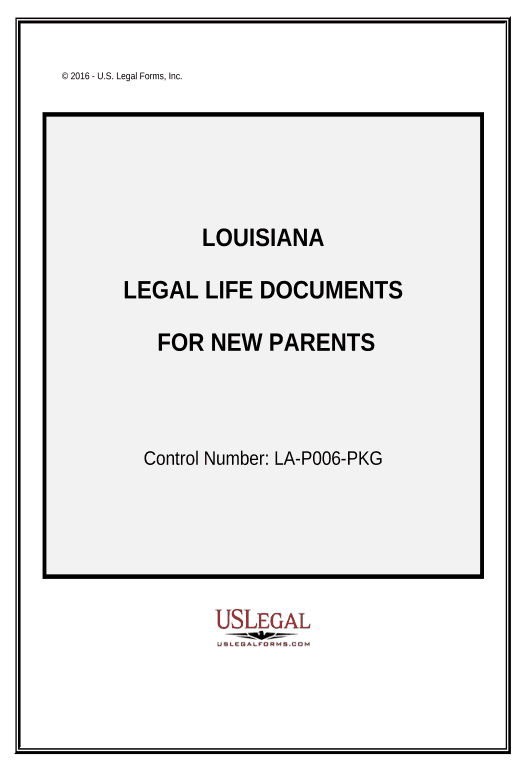Pre-fill Essential Legal Life Documents for New Parents - Louisiana Pre-fill from CSV File Bot