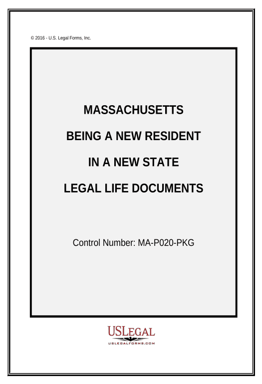 Synchronize New State Resident Package - Massachusetts