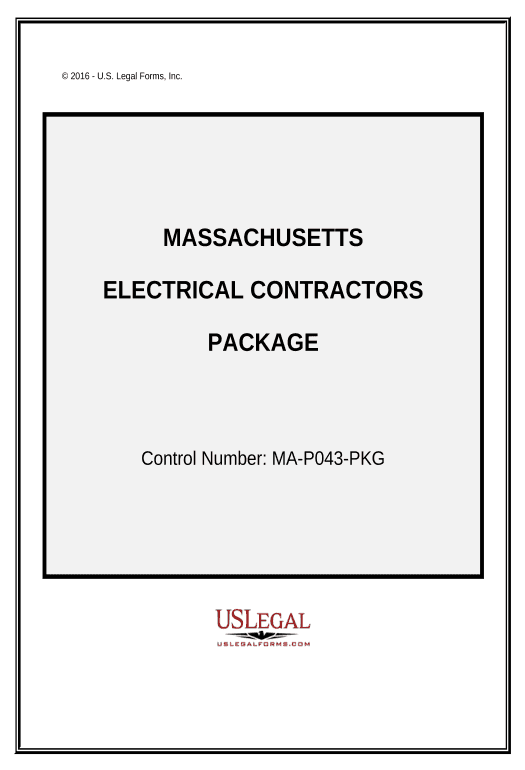 Extract Electrical Contractor Package - Massachusetts Trello Bot