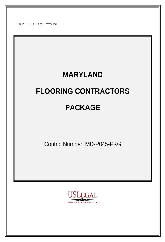 Automate Flooring Contractor Package - Maryland Set signature type Bot