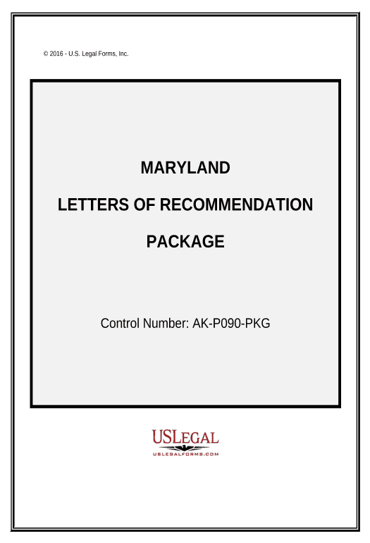 Automate Letters of Recommendation Package - Maryland Webhook Bot