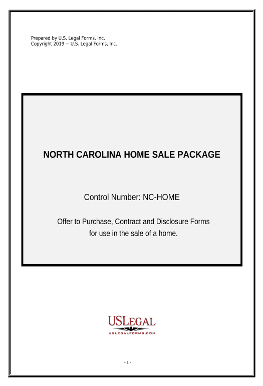 Integrate Real Estate Home Sales Package with Offer to Purchase, Contract of Sale, Disclosure Statements and more for Residential House - North Carolina Microsoft Dynamics