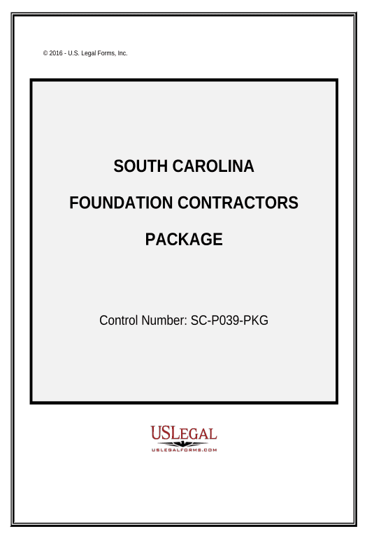 Integrate Foundation Contractor Package - South Carolina Salesforce