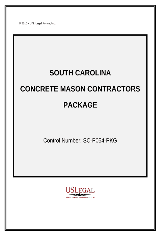 Integrate Concrete Mason Contractor Package - South Carolina Trello Bot