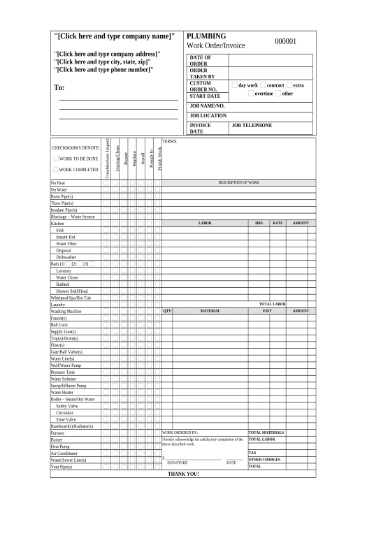 Archive Plumber's Work Order - Invoice Pre-fill Dropdown from Airtable