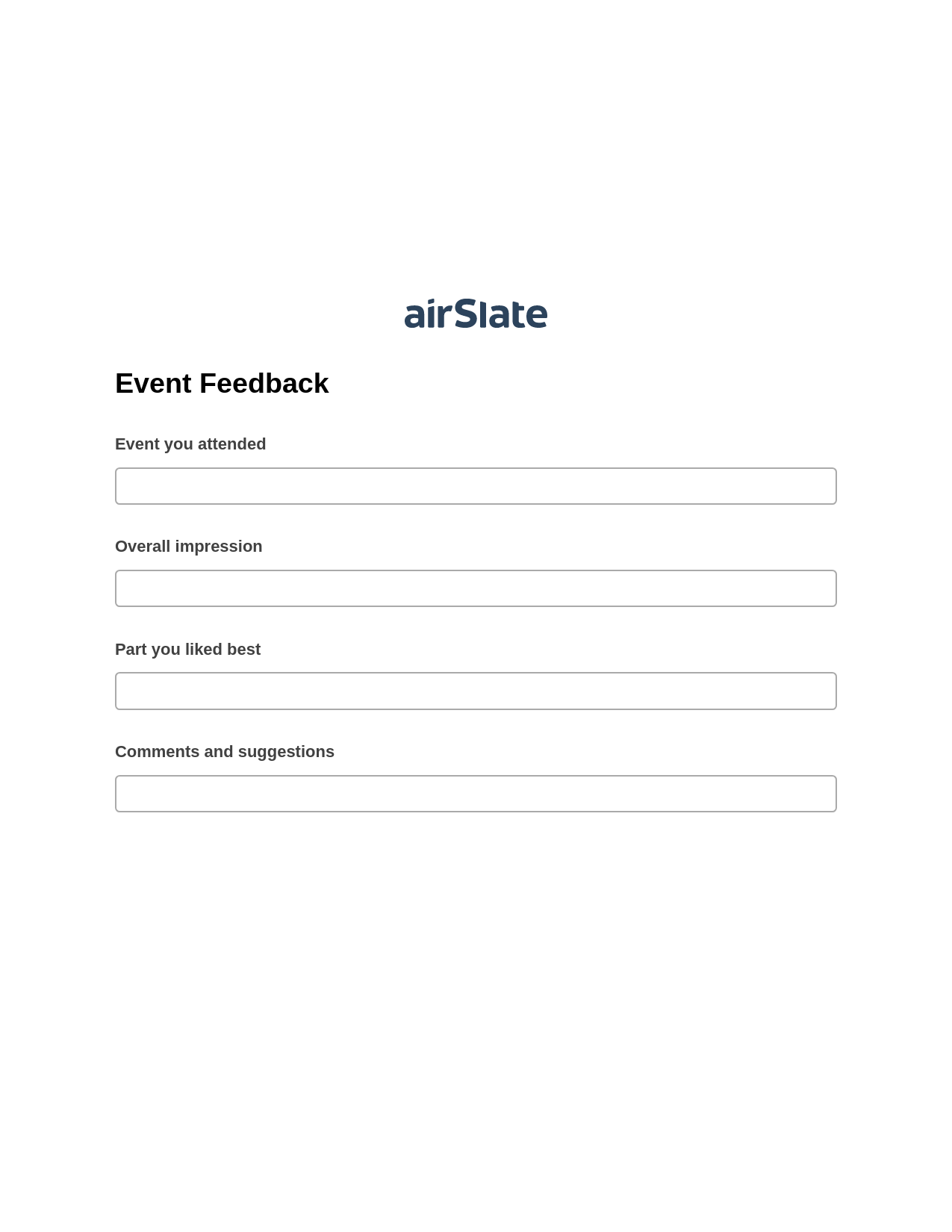 Event Feedback Pre-fill from NetSuite Records Bot, Export to MS Dynamics 365 Bot, Export to Smartsheet