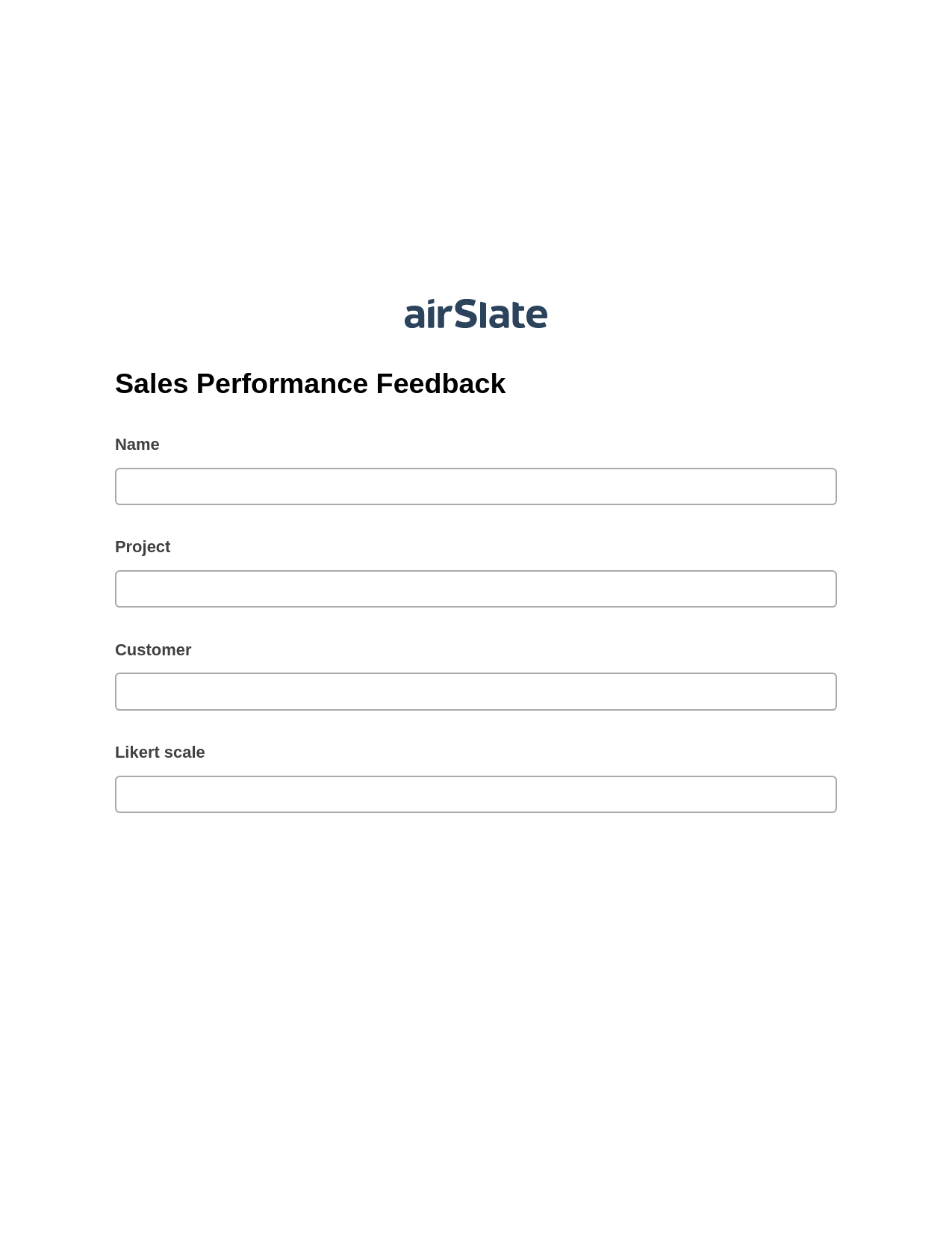 Multirole Sales Performance Feedback Pre-fill from AirTable Bot, Create slate addon, Webhook Postfinish Bot
