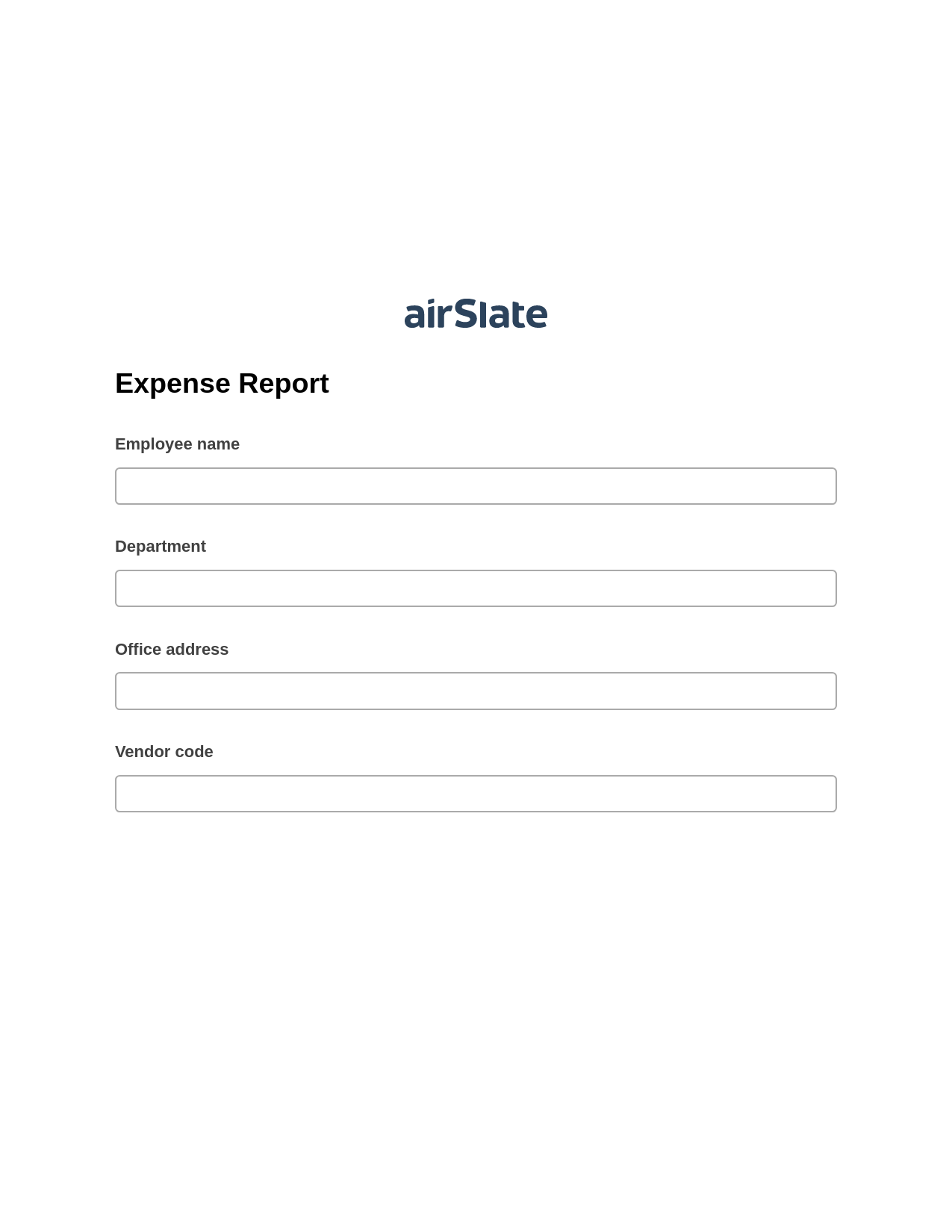 Expense Report Pre-fill Dropdowns from Office 365 Excel Bot, Audit Trail Bot, Webhook Postfinish Bot