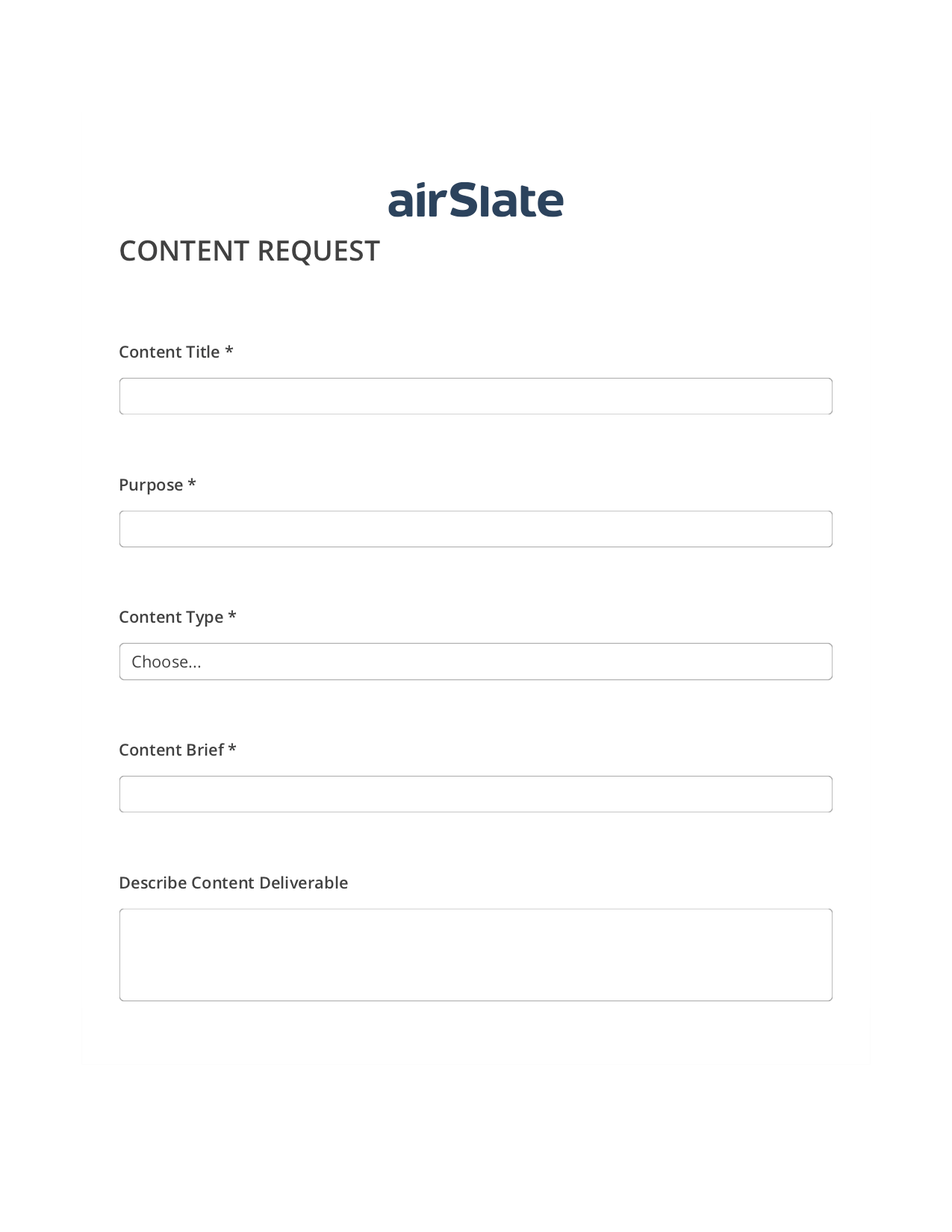 Multirole Content Request Workflow Pre-fill Dropdowns from CSV File Bot, Text Message Notification Bot, Archive to SharePoint Folder Bot