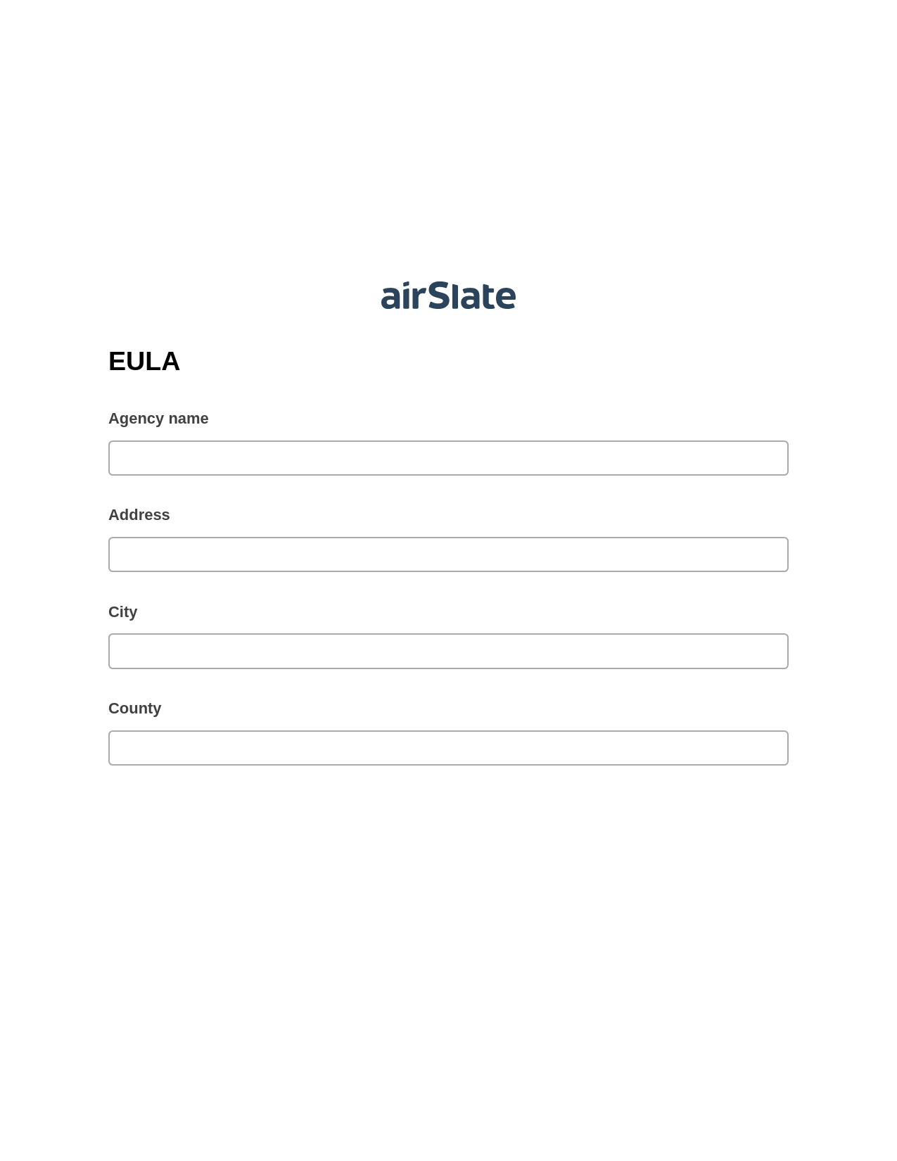 EULA Pre-fill from AirTable Bot, Create Salesforce Record Bot, Export to Formstack Documents Bot