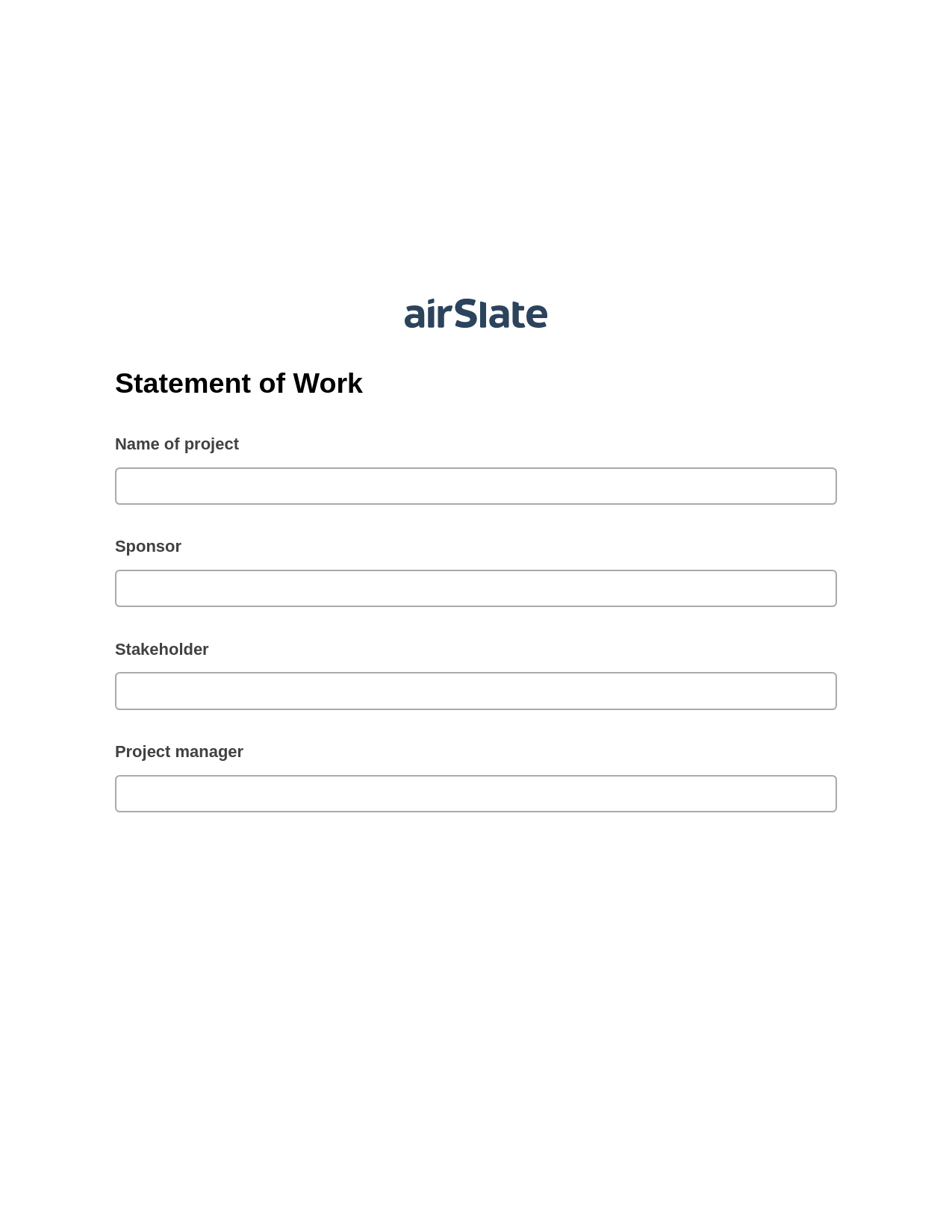 Statement of Work Pre-fill from Google Sheets Bot, Assign Roles to Recipients Bot, Box Bot
