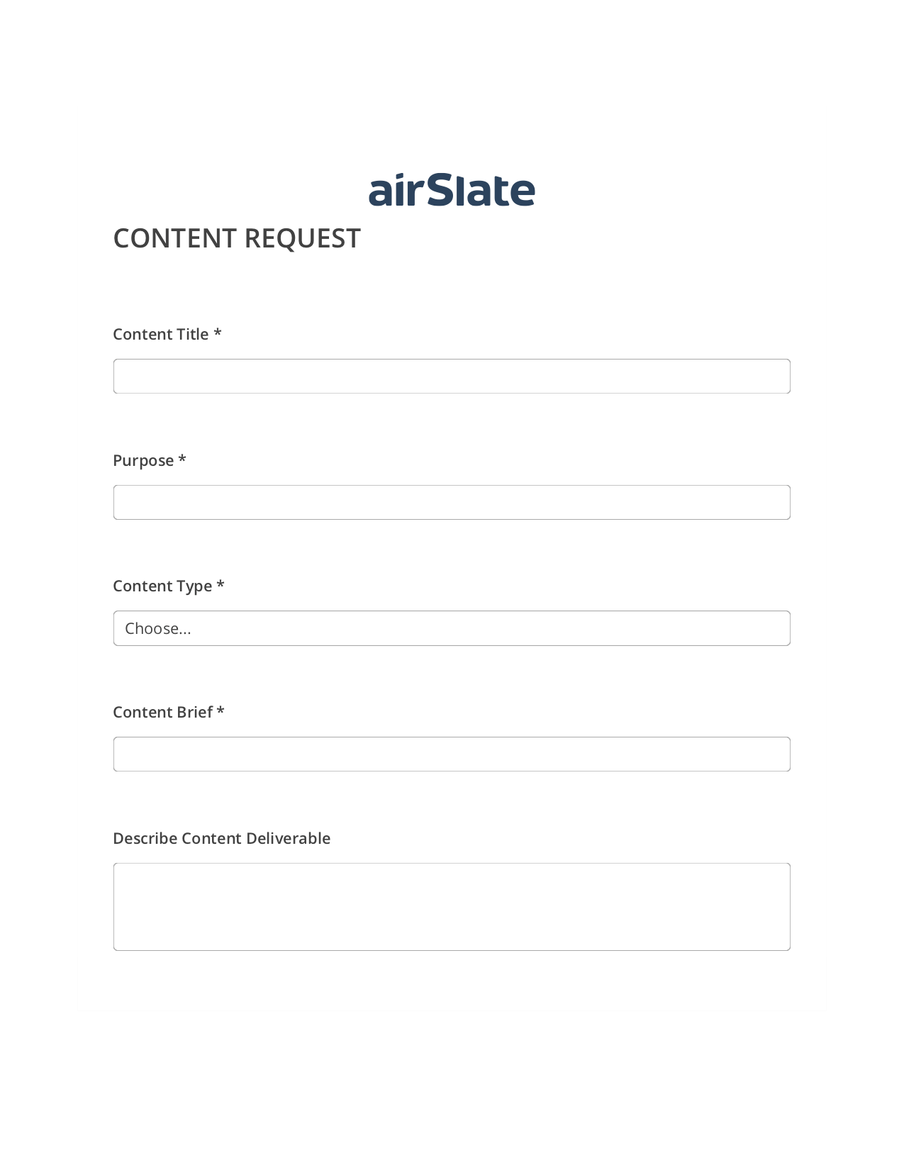 Content Request Flow Pre-fill from Office 365 Excel Bot