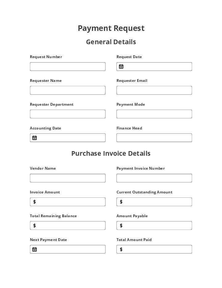 Payment Request Flow for Stockton