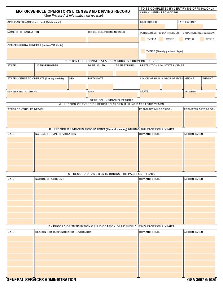 Motor Vehicle Operator's License and Driving Record Flow Template for Chicago