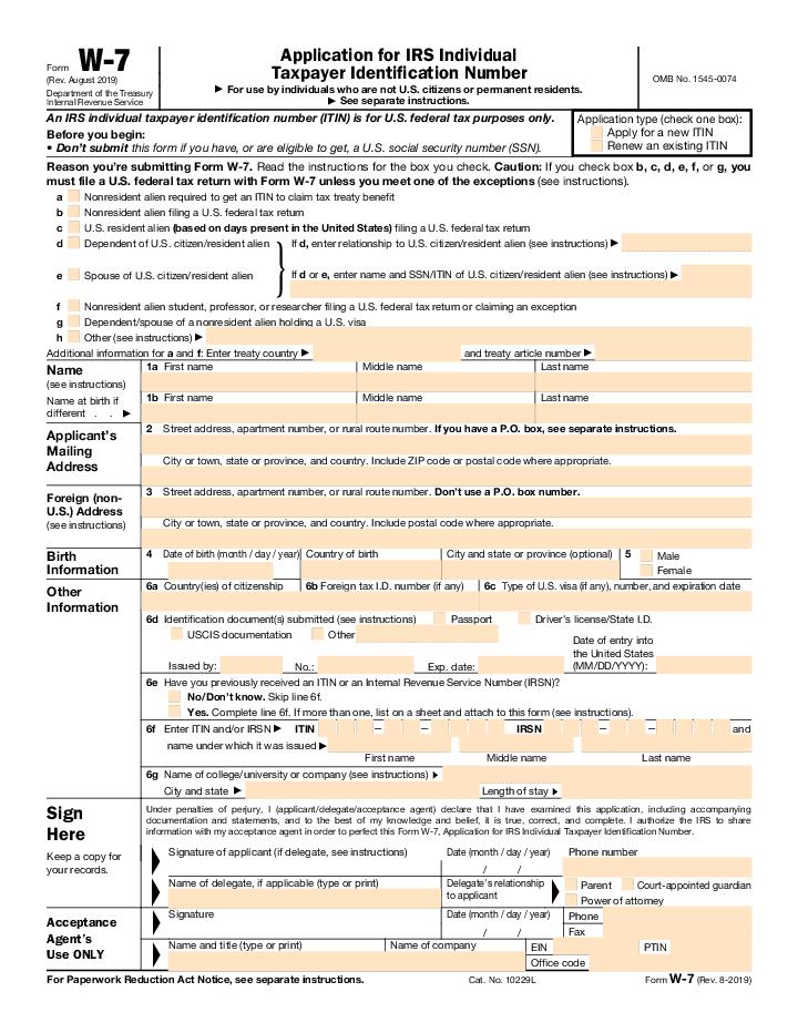 Efficiently file IRS W-7 using a pre-built Flow template for New Hampshire