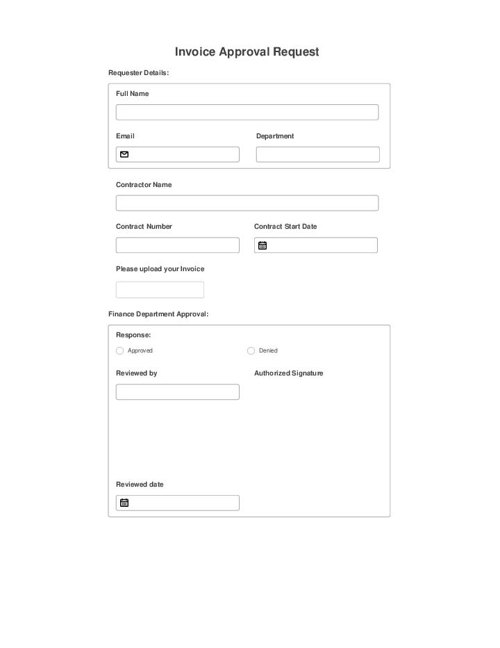 Use HiCustomer Bot for Automating invoice approval Template