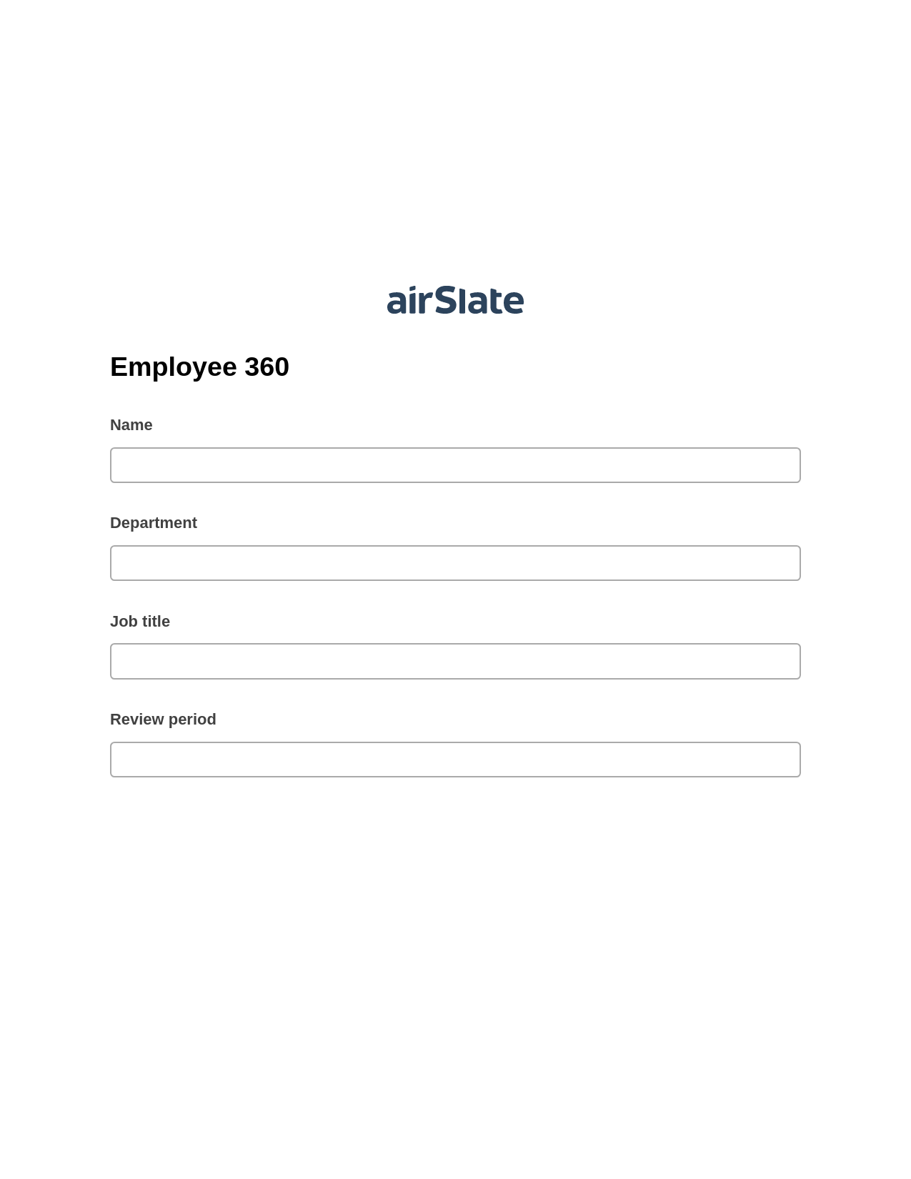 Employee 360 Pre-fill Document Bot, Create Salesforce Records Bot, Export to WebMerge Bot