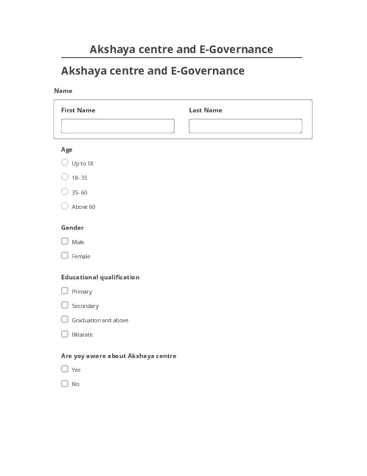 Integrate Akshaya centre and E-Governance with Microsoft Dynamics