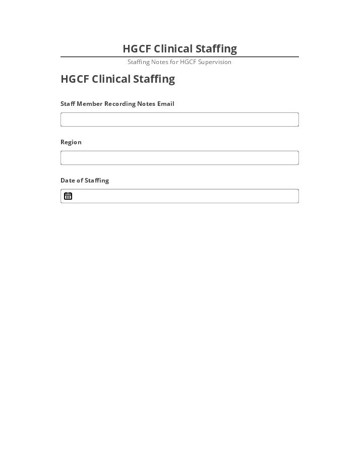 Automate HGCF Clinical Staffing in Salesforce