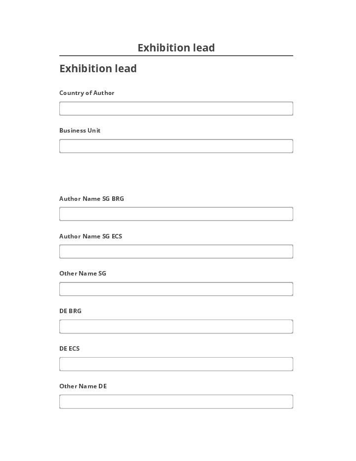 Archive Exhibition lead to Netsuite