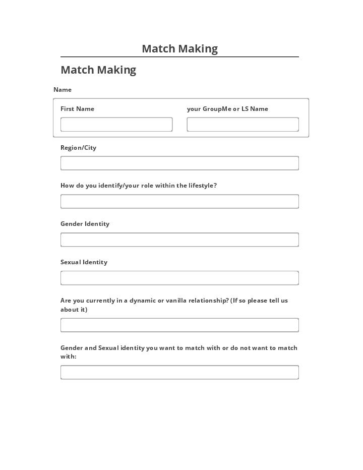 Manage Match Making in Microsoft Dynamics