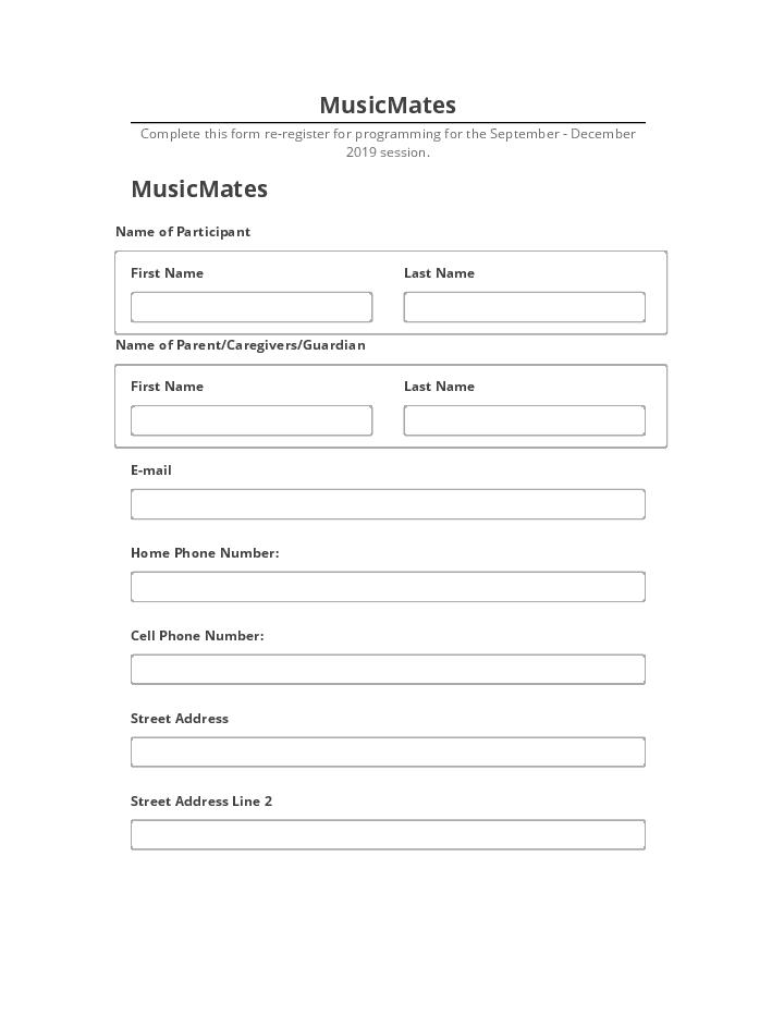 Extract MusicMates from Microsoft Dynamics
