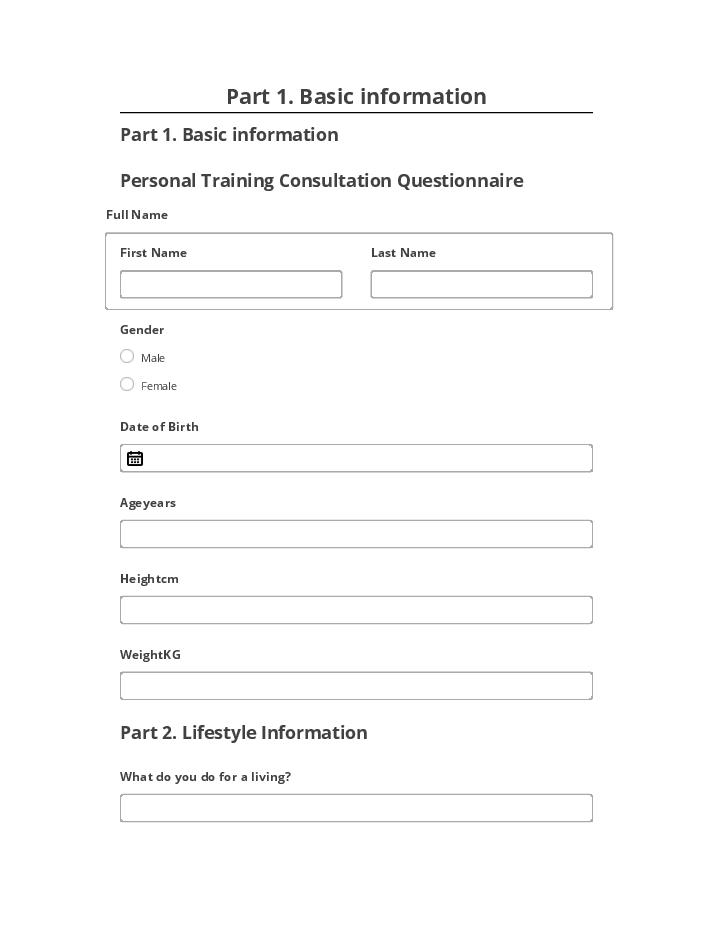 Integrate Part 1. Basic information with Salesforce