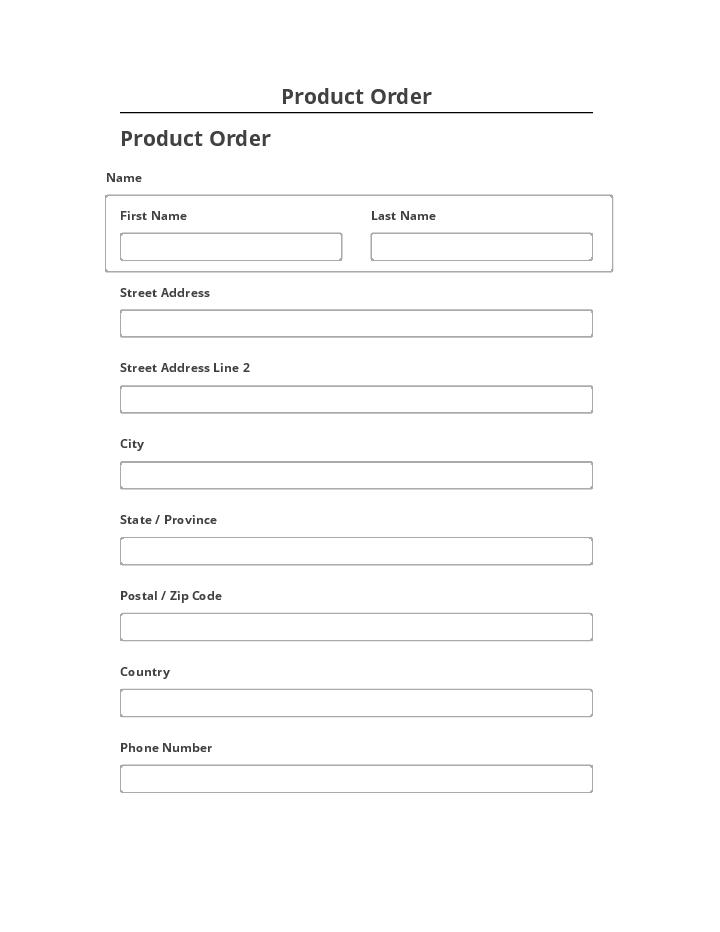 Automate Product Order in Microsoft Dynamics
