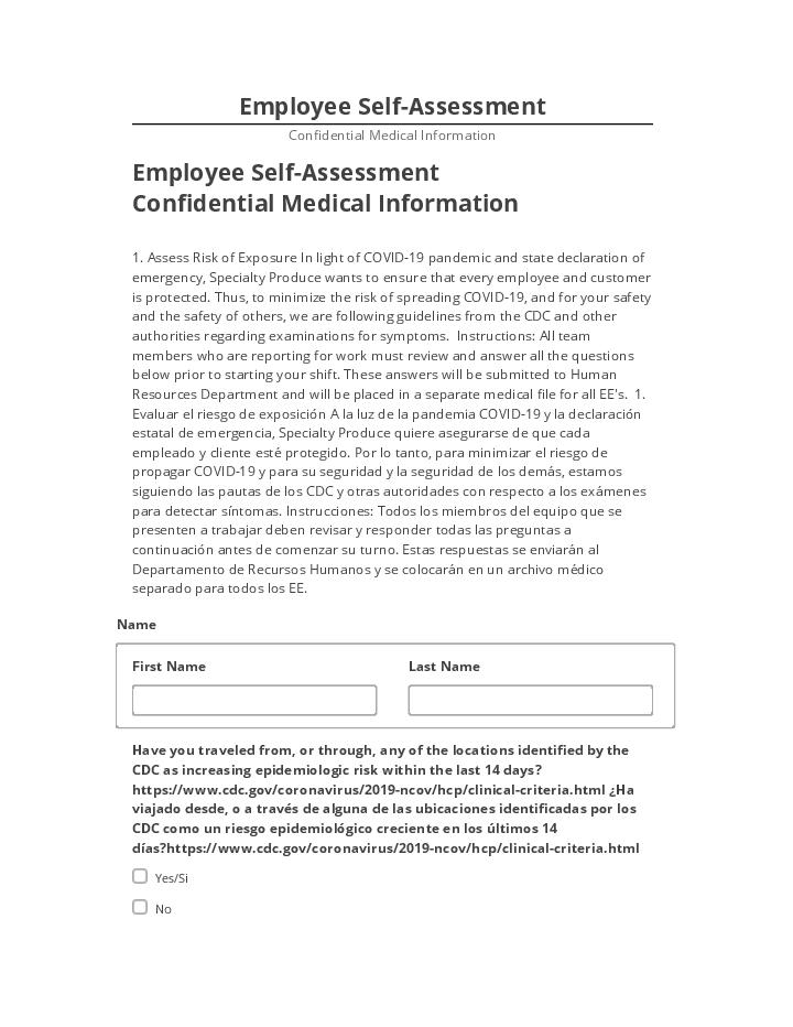 Export Employee Self-Assessment to Netsuite